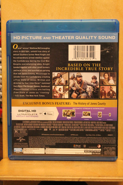 Free State of Jones Blu-ray