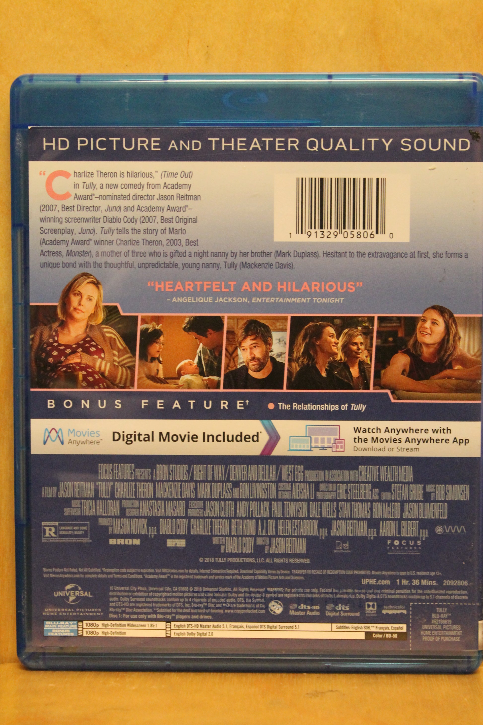 Tully Blu-ray