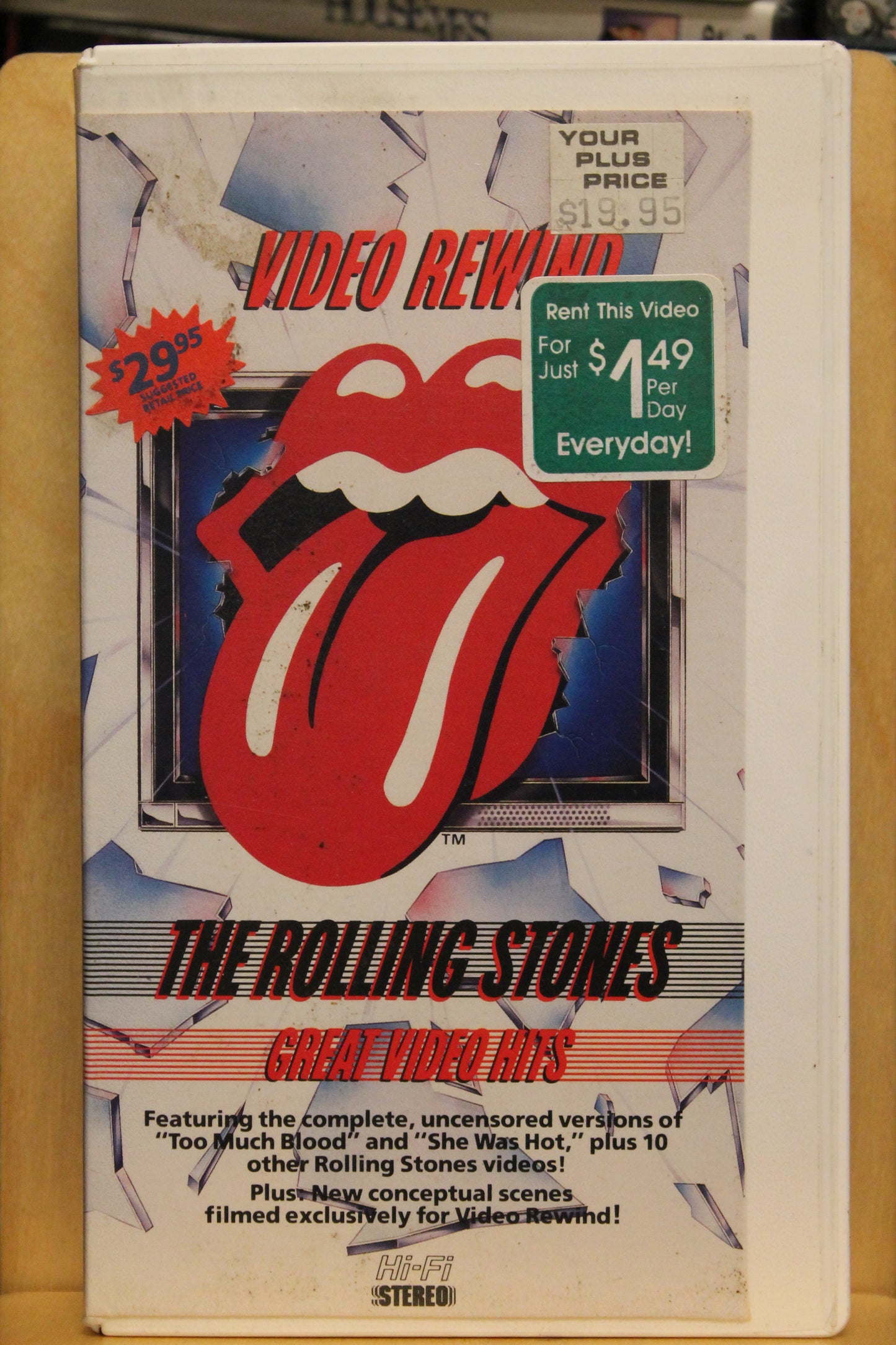 Video Rewind: The Rolling Stones' Great Video Hits VHS