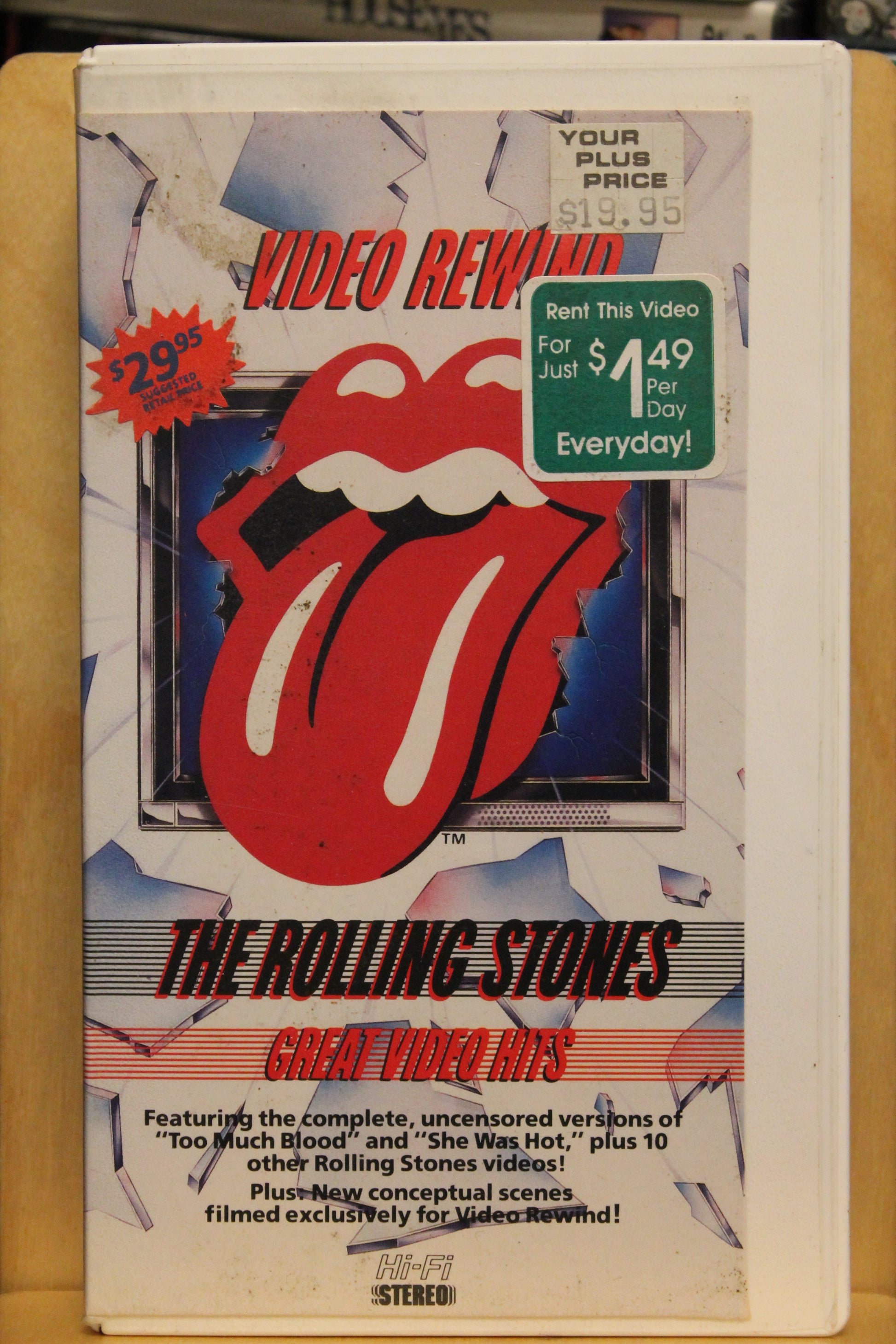 Video Rewind: The Rolling Stones' Great Video Hits VHS