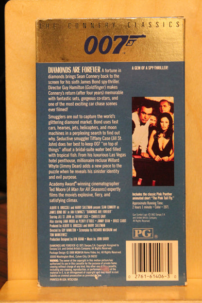 Diamonds Are Forever VHS