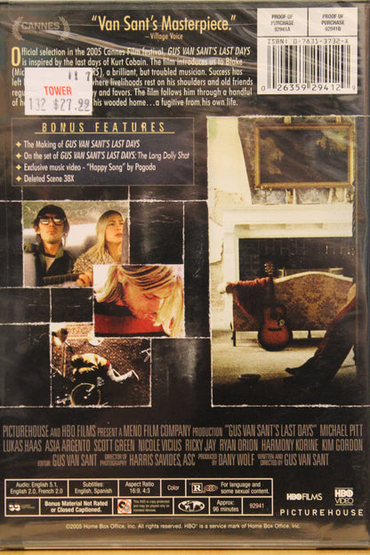 Last Days DVD