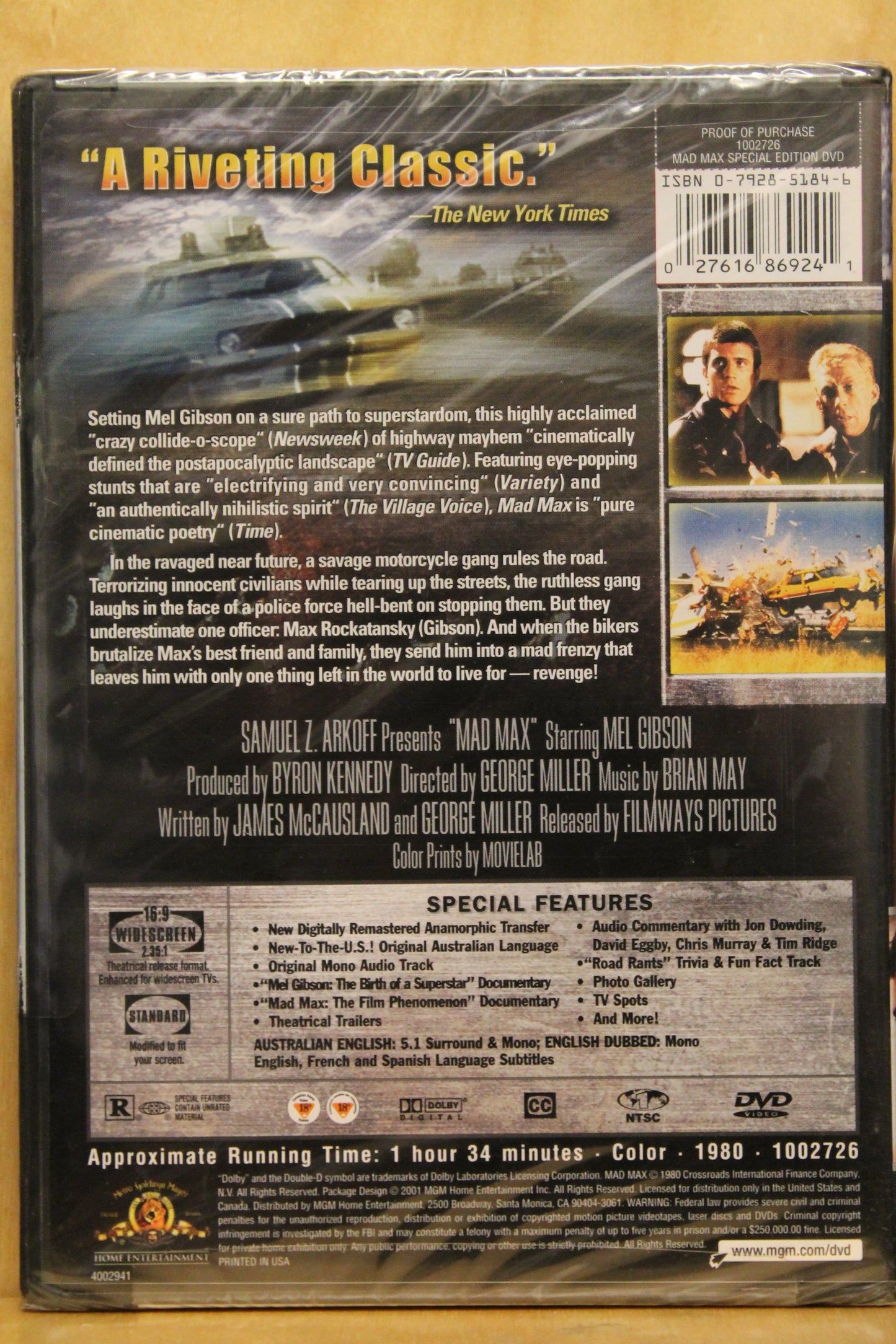Mad Max DVD