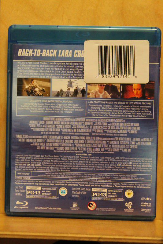 Lara Croft Tomb Raider / Lara Croft Tomb Raider: The Cradle of Life Blu-ray