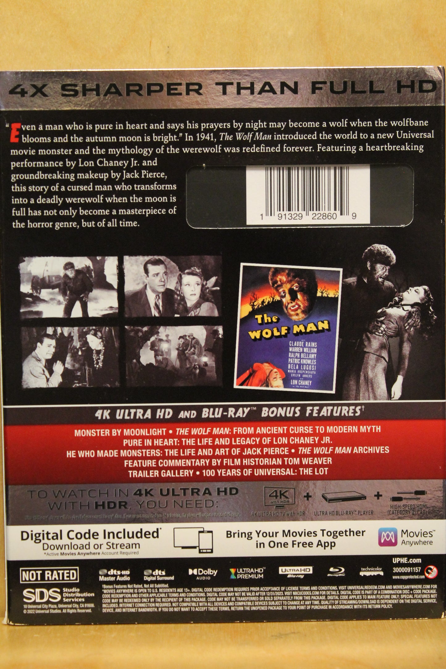 The Wolf Man 4K UHD