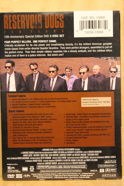 Reservoir Dogs DVD