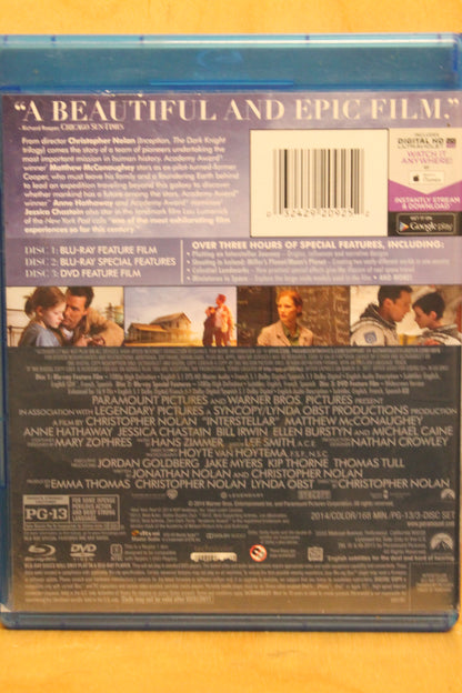 Interstellar Blu-ray