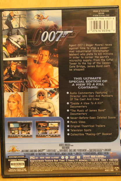 A View to a Kill DVD