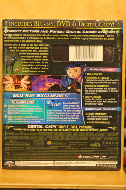Coraline Blu-ray