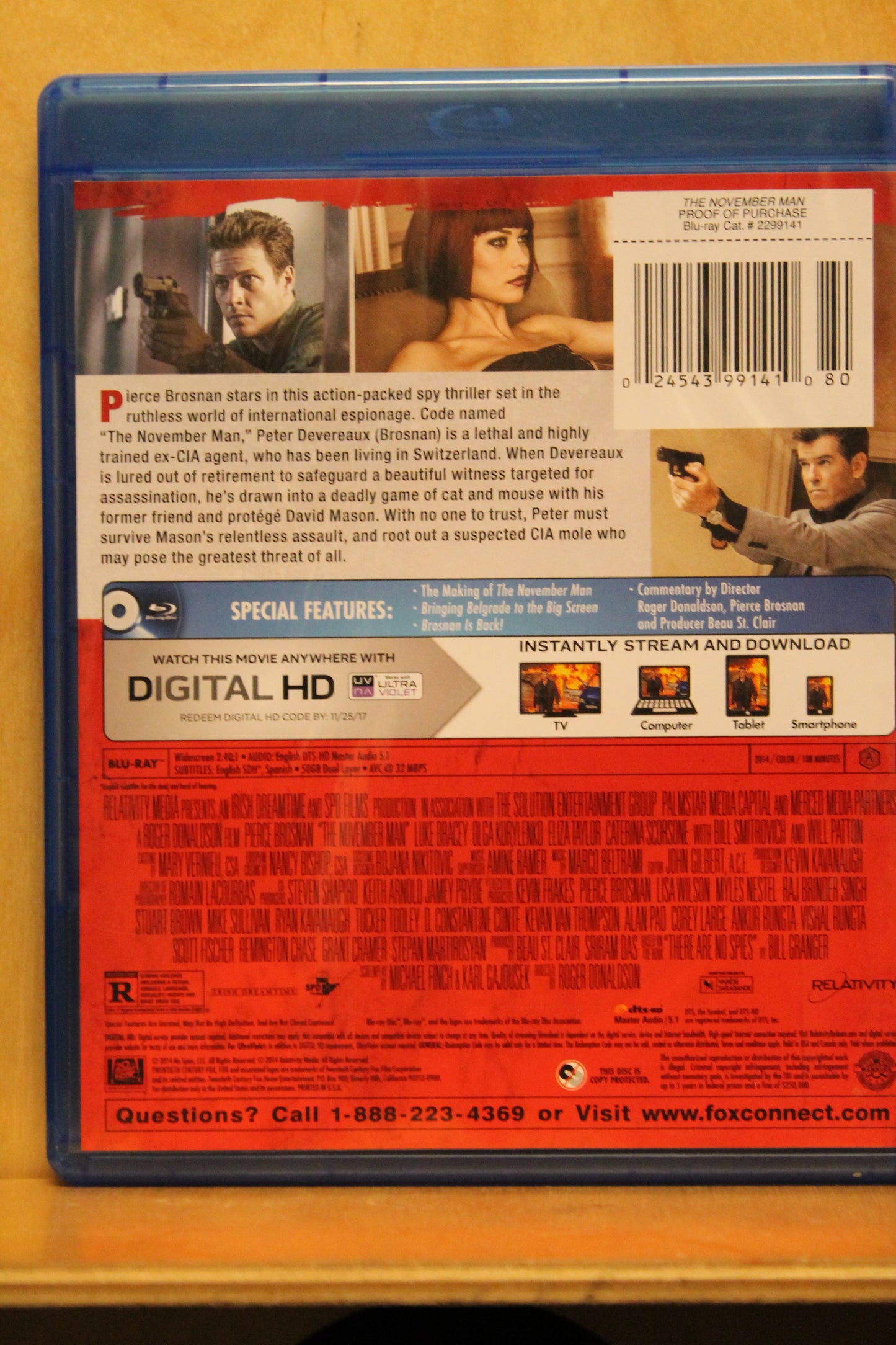 The November Man Blu-ray
