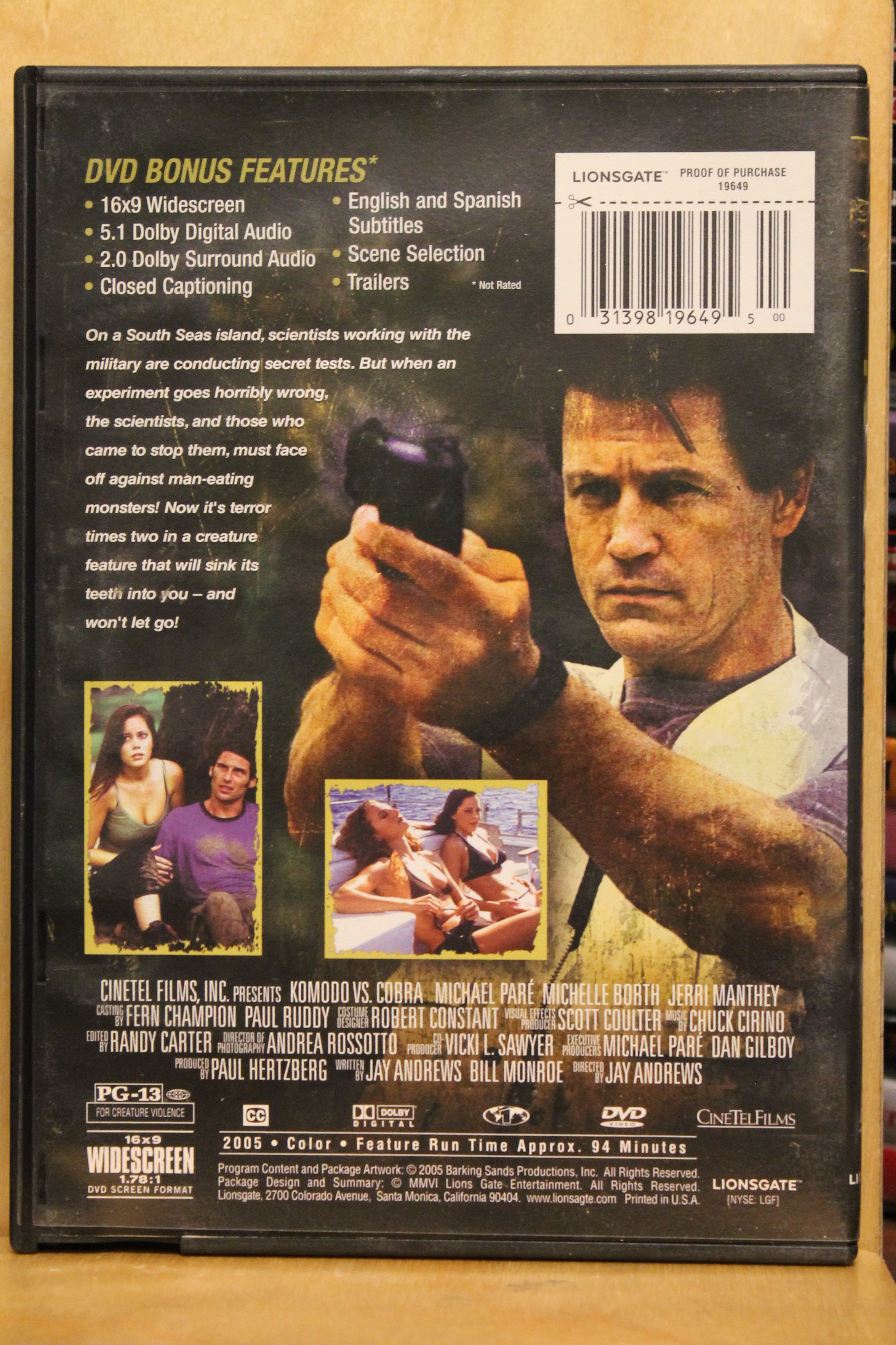 Komodo vs. Cobra DVD – The CineVault