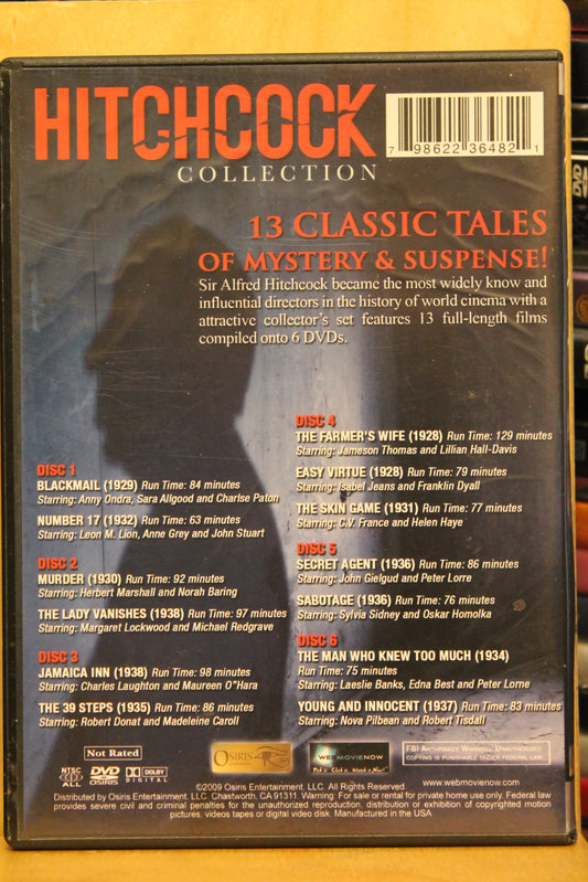 Alfred Hitchcock Collection DVD