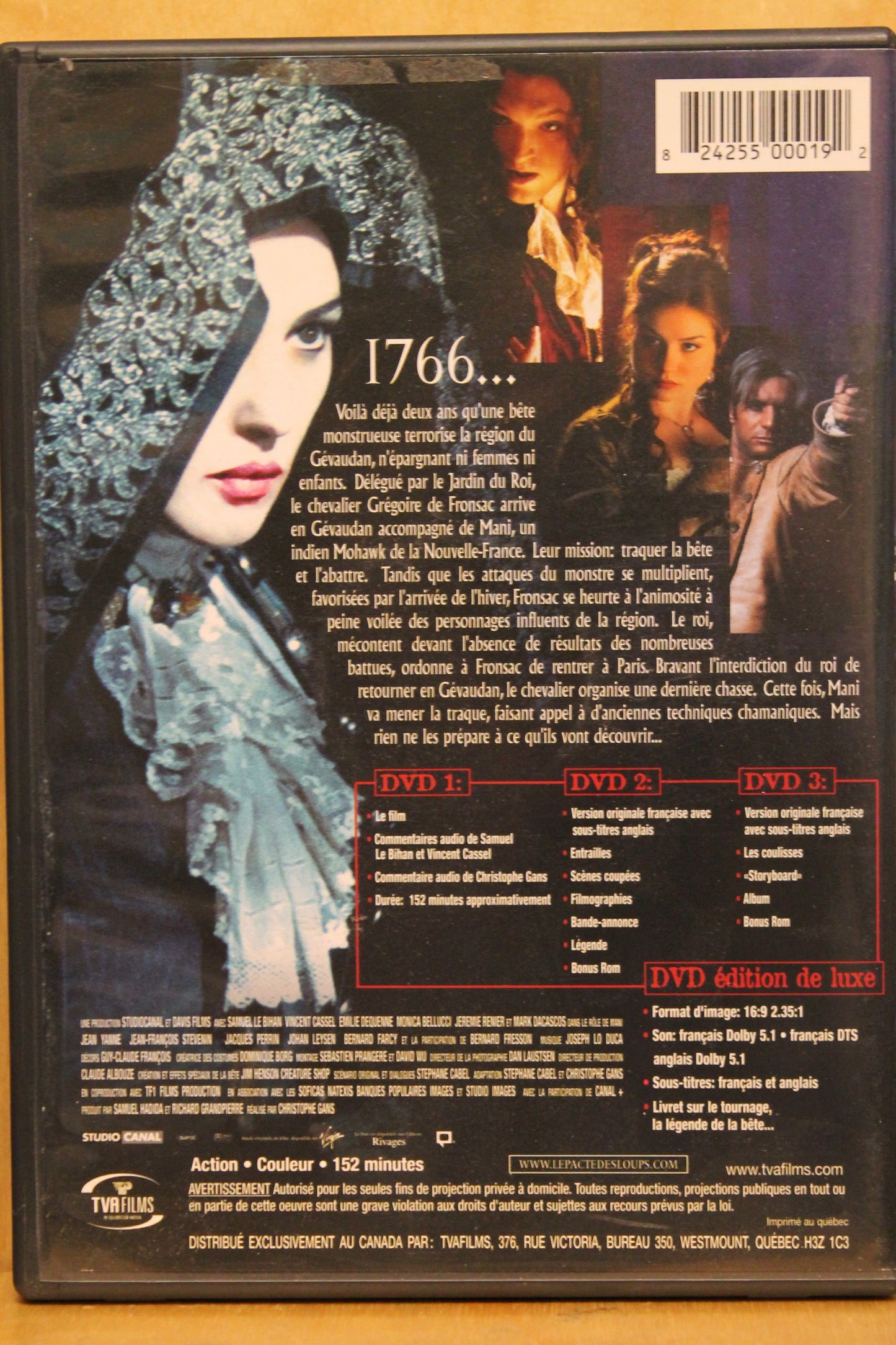 Brotherhood of the Wolf DVD