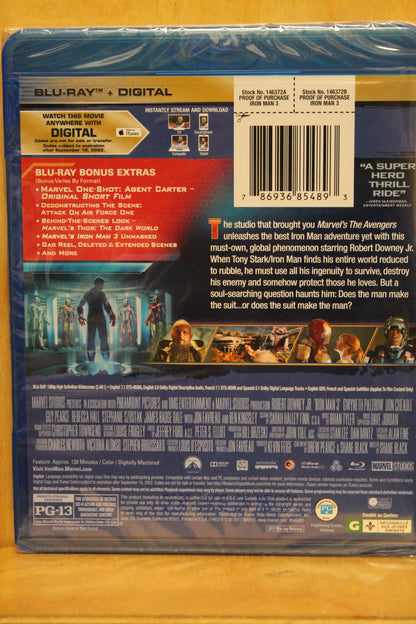 Iron Man 3 Blu-ray