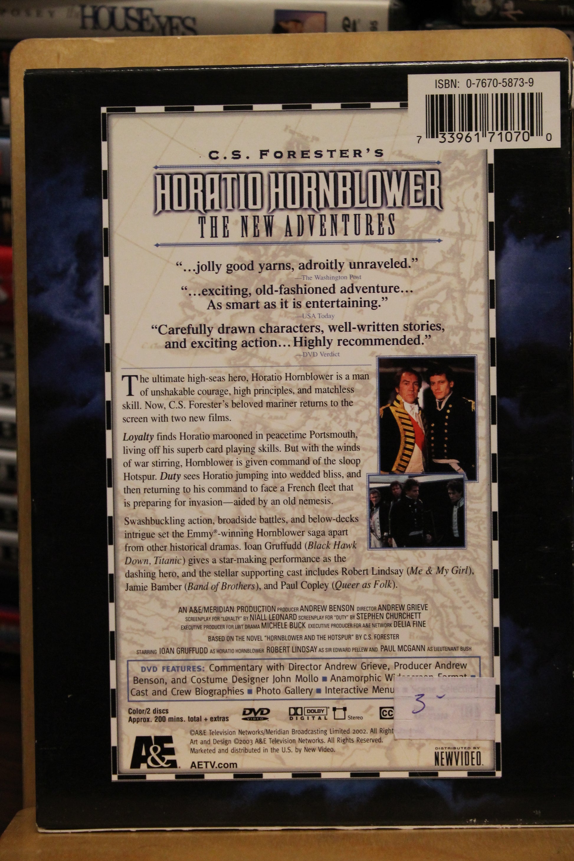 Horatio Hornblower: The New Adventures DVD