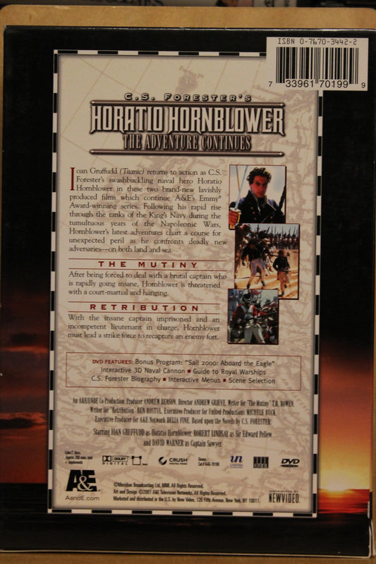 Horatio Hornblower: The Adventure Continues DVD