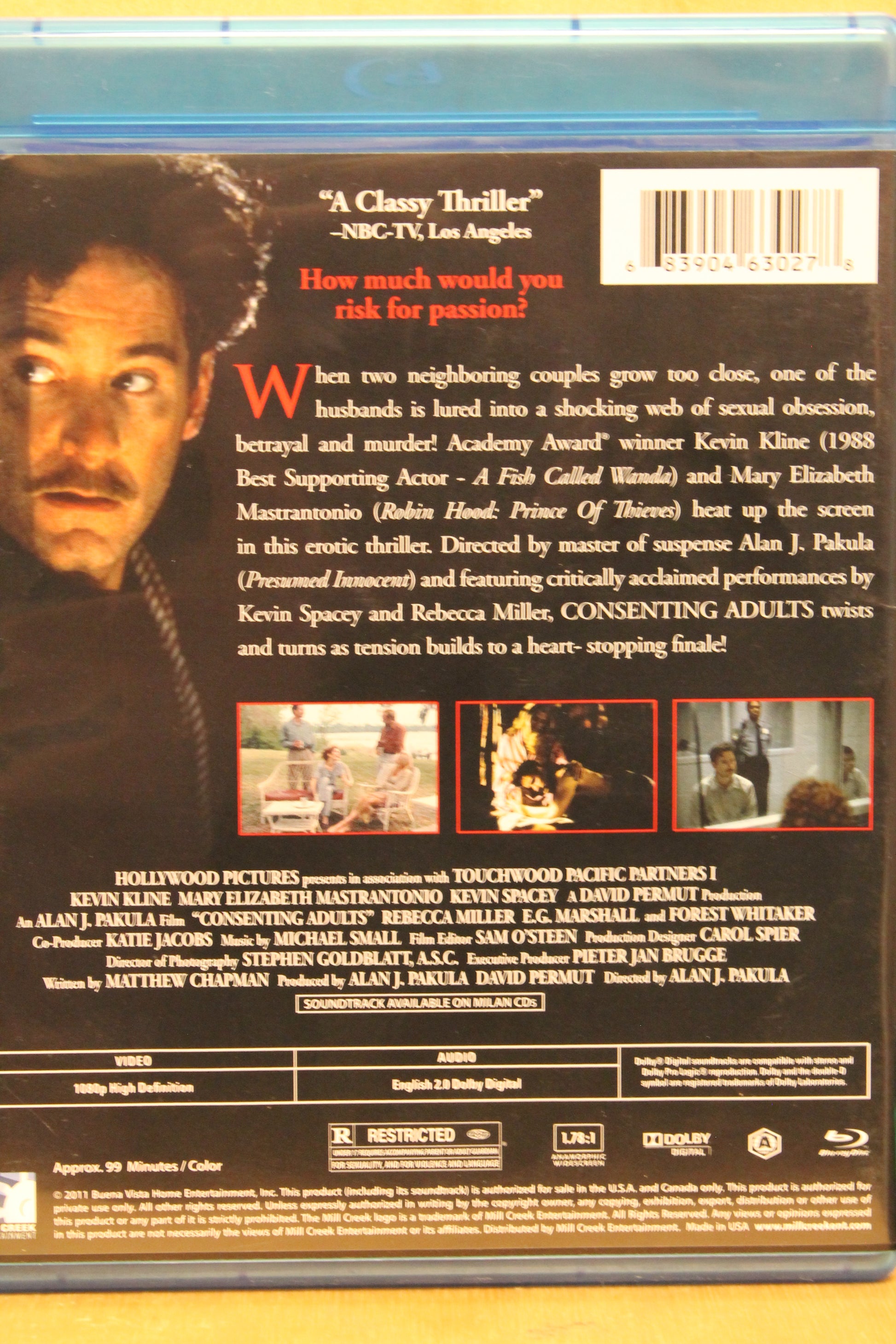 Consenting Adults Blu-ray