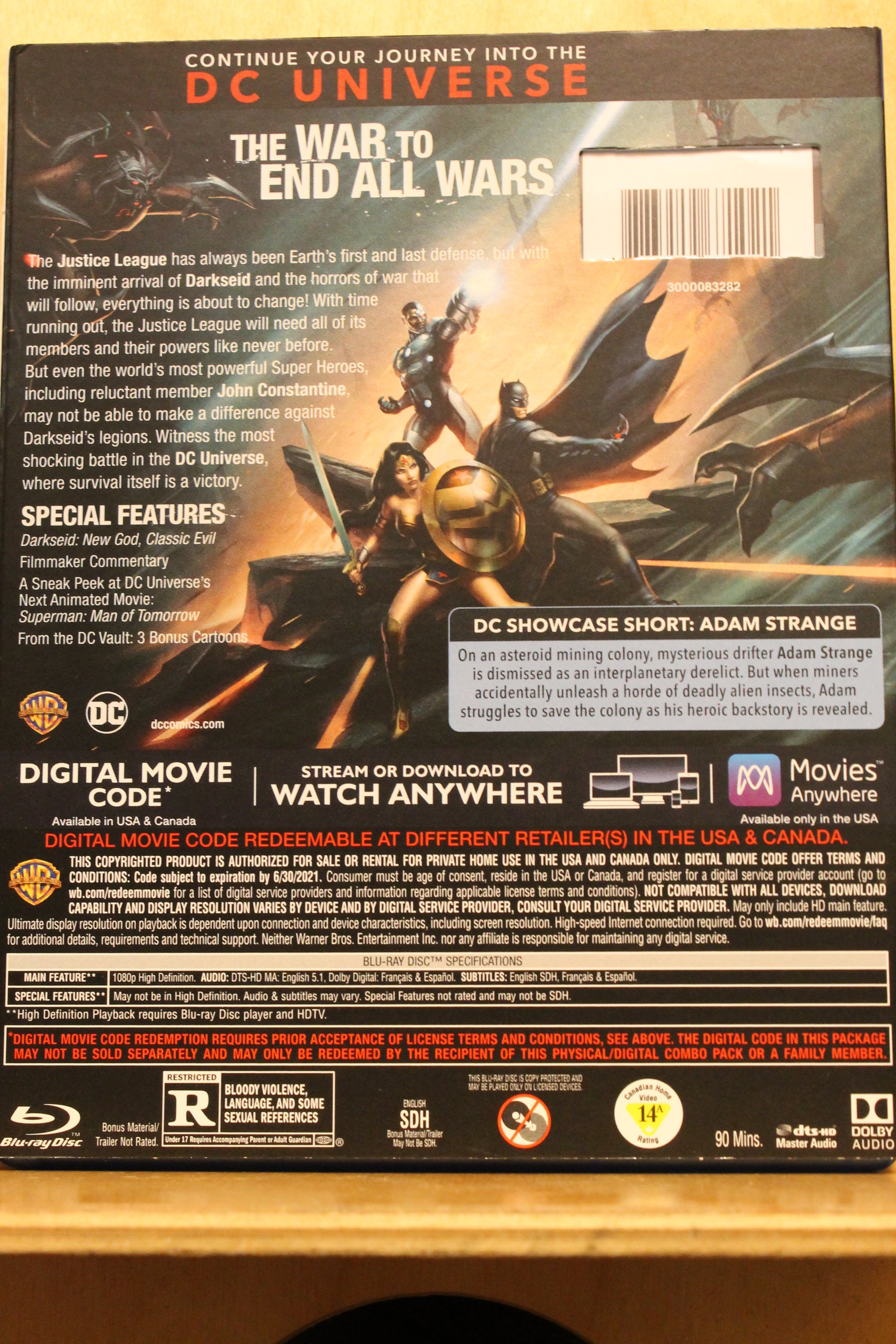 Justice League Dark: Apokolips War Blu-ray