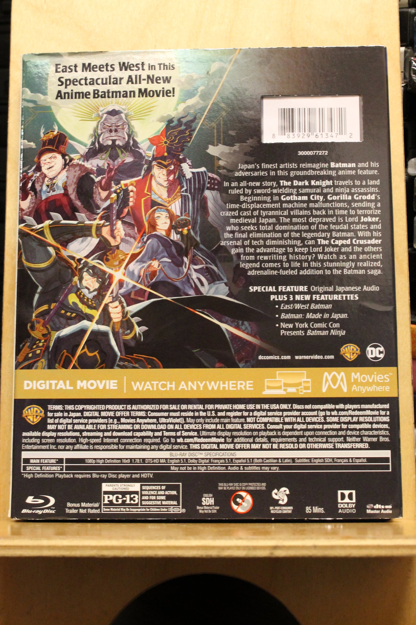 Batman Ninja Blu-ray