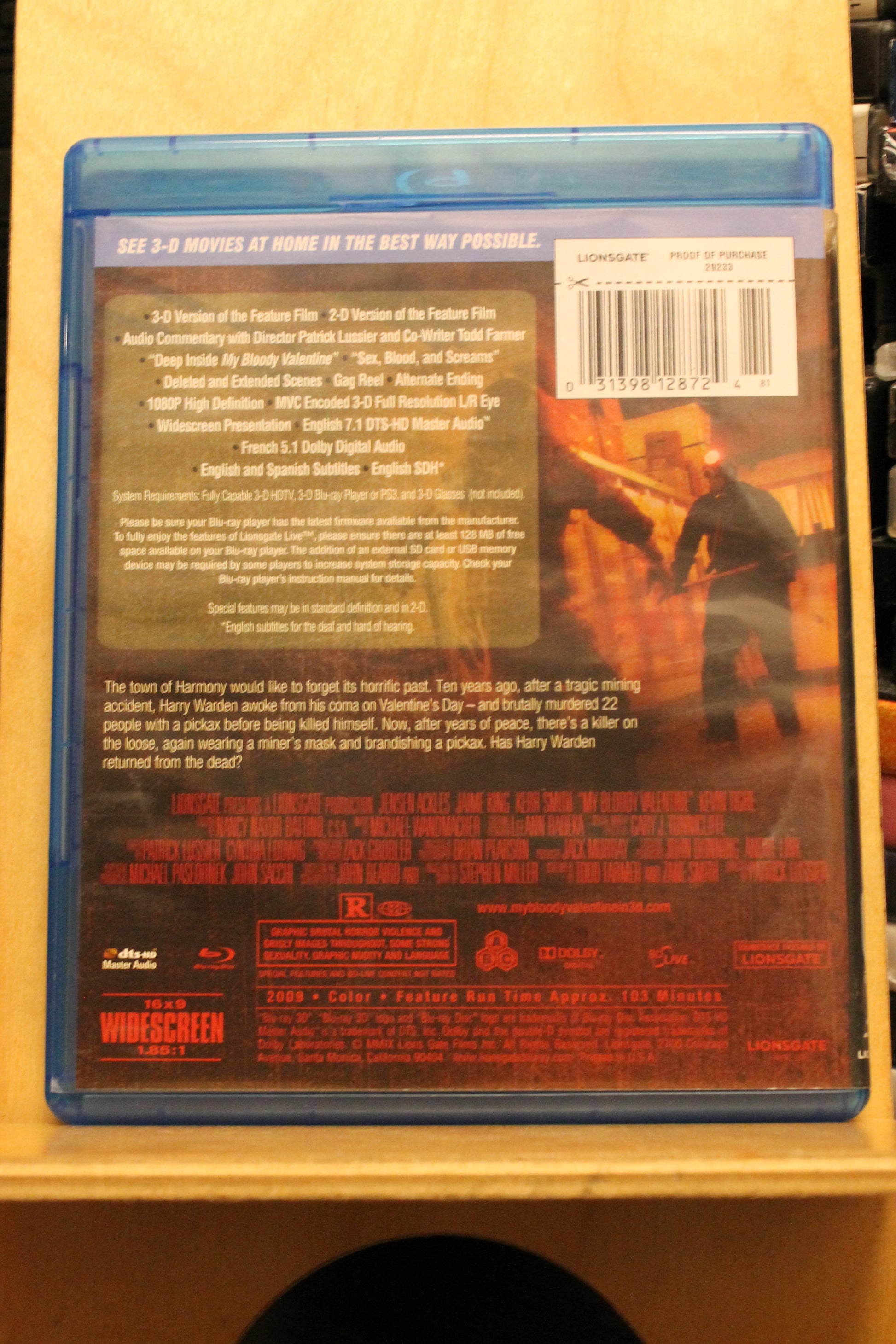 My Bloody Valentine Blu-ray