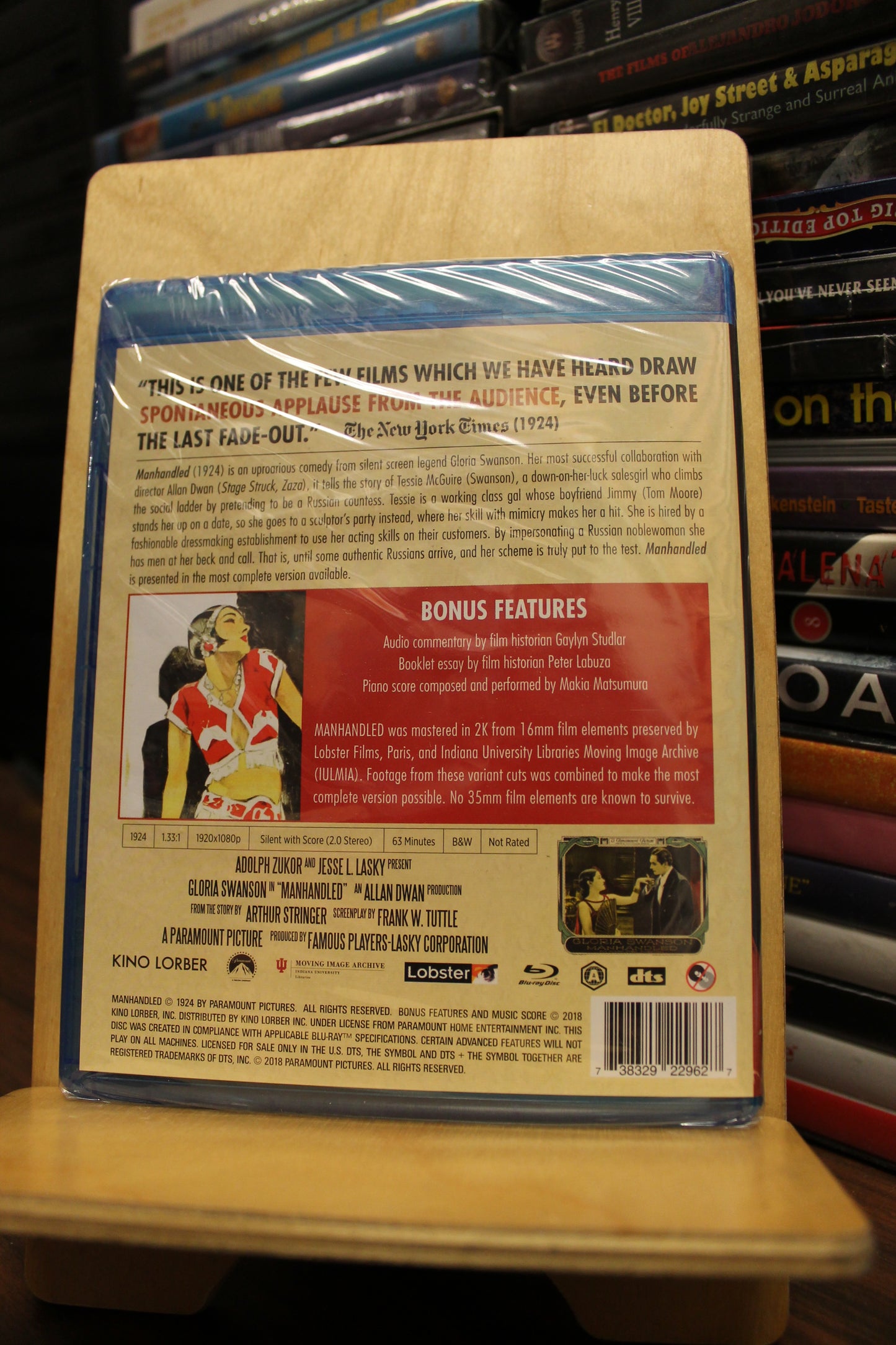 Manhandled Blu-ray