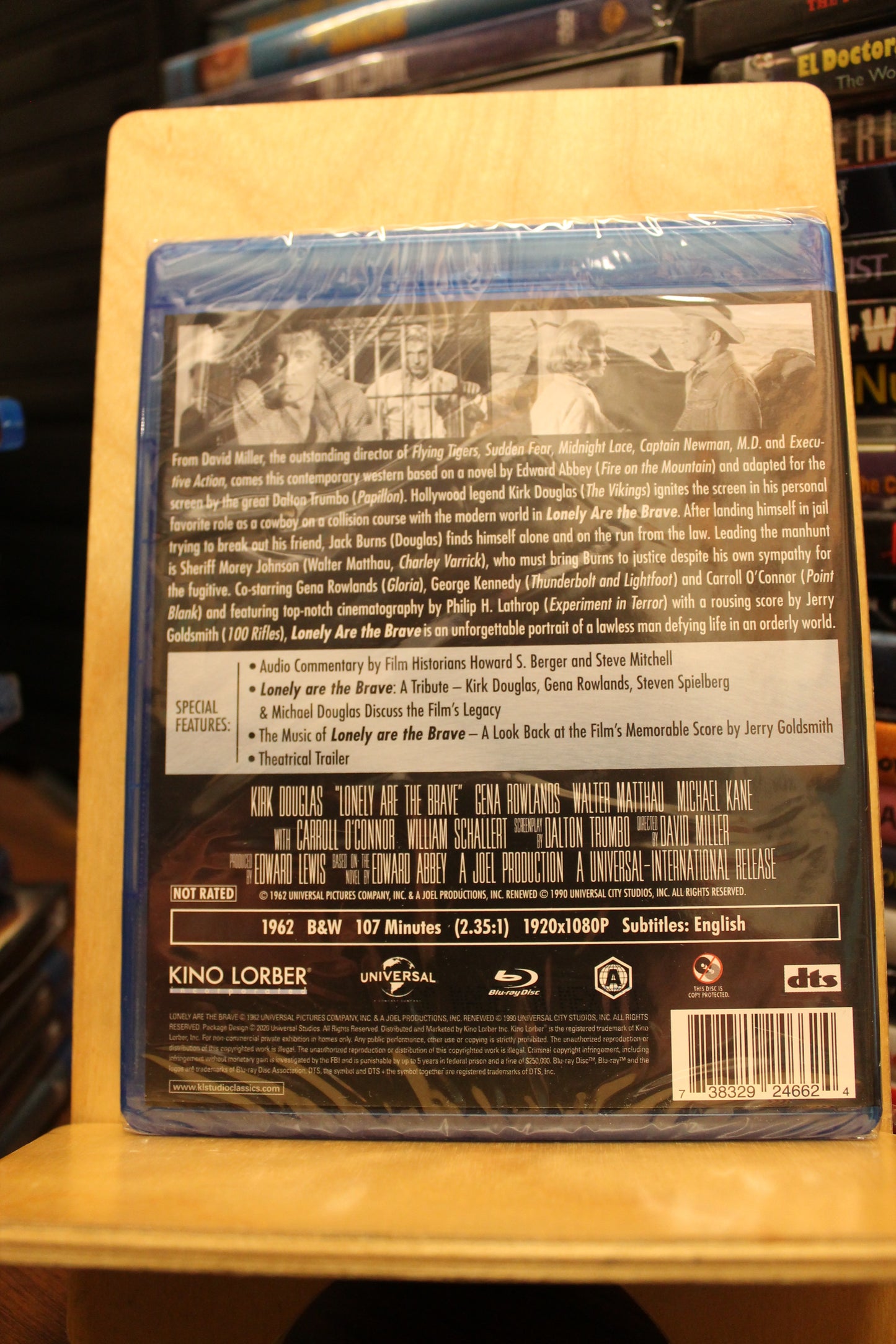 Lonely are the Brave Blu-ray