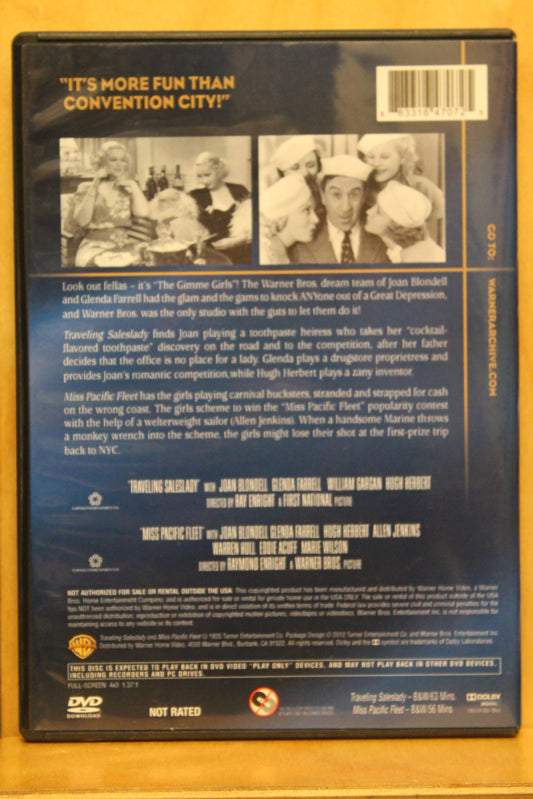 Traveling Saleslady / Miss Pacific Fleet Double Feature DVD