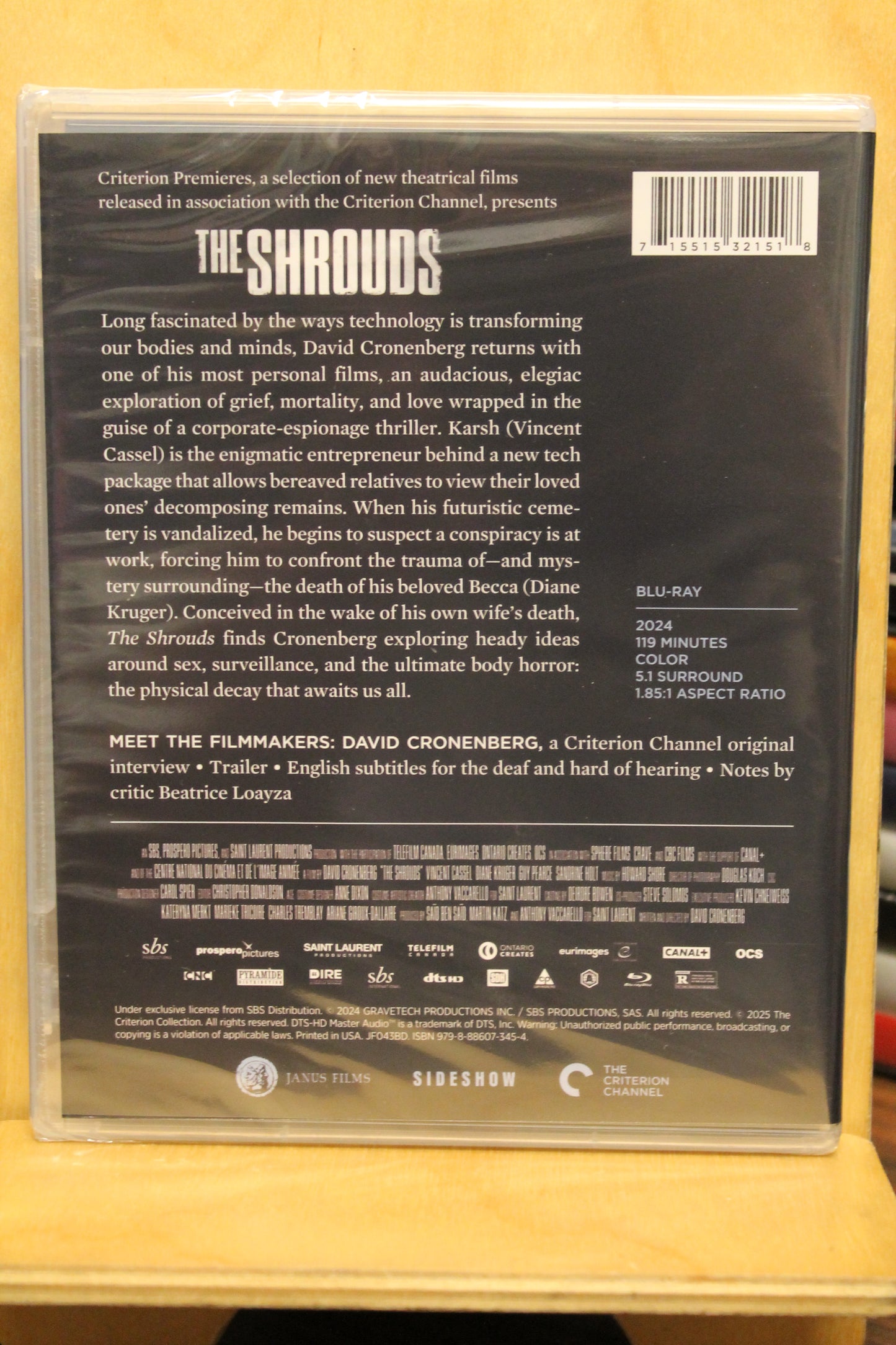 The Shrouds Blu-ray