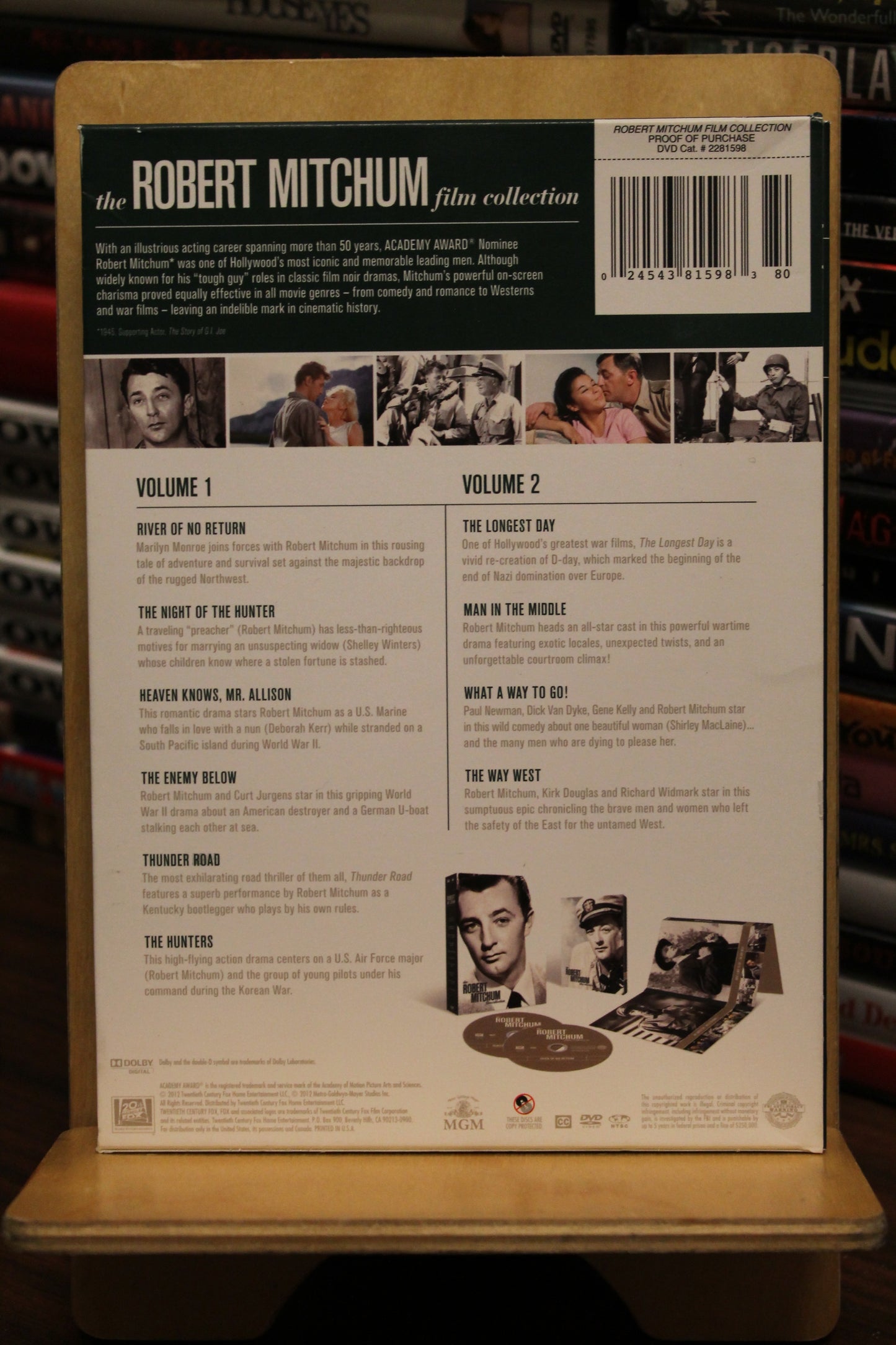 The Robert Mitchum Film Collection DVD