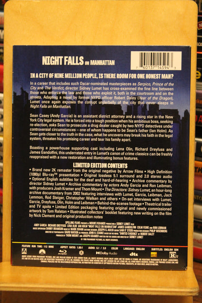 Night Falls on Manhattan Blu-ray