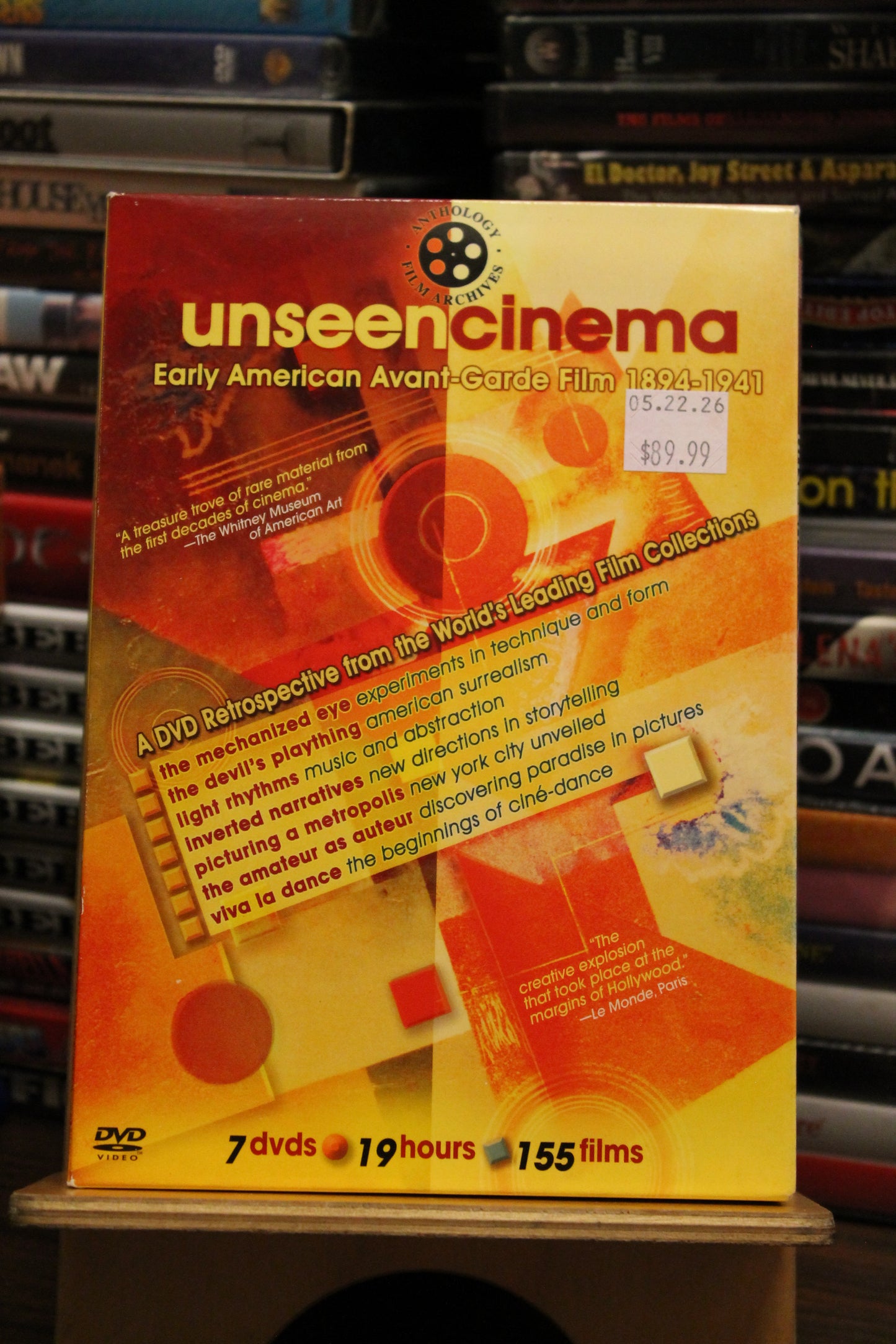 Unseen Cinema: Early American Avant-Garde Film 1894-1941 DVD