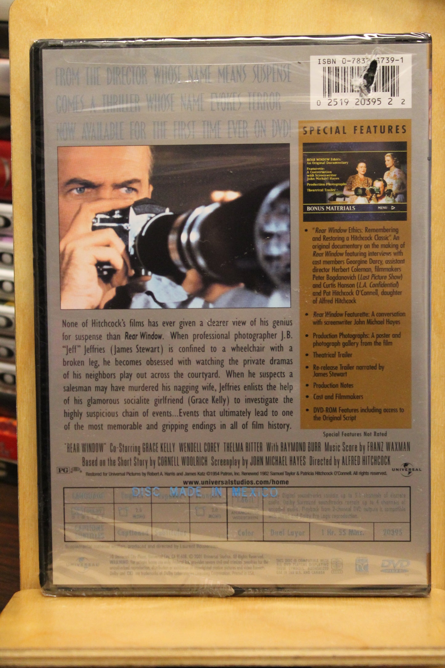 Rear Window DVD