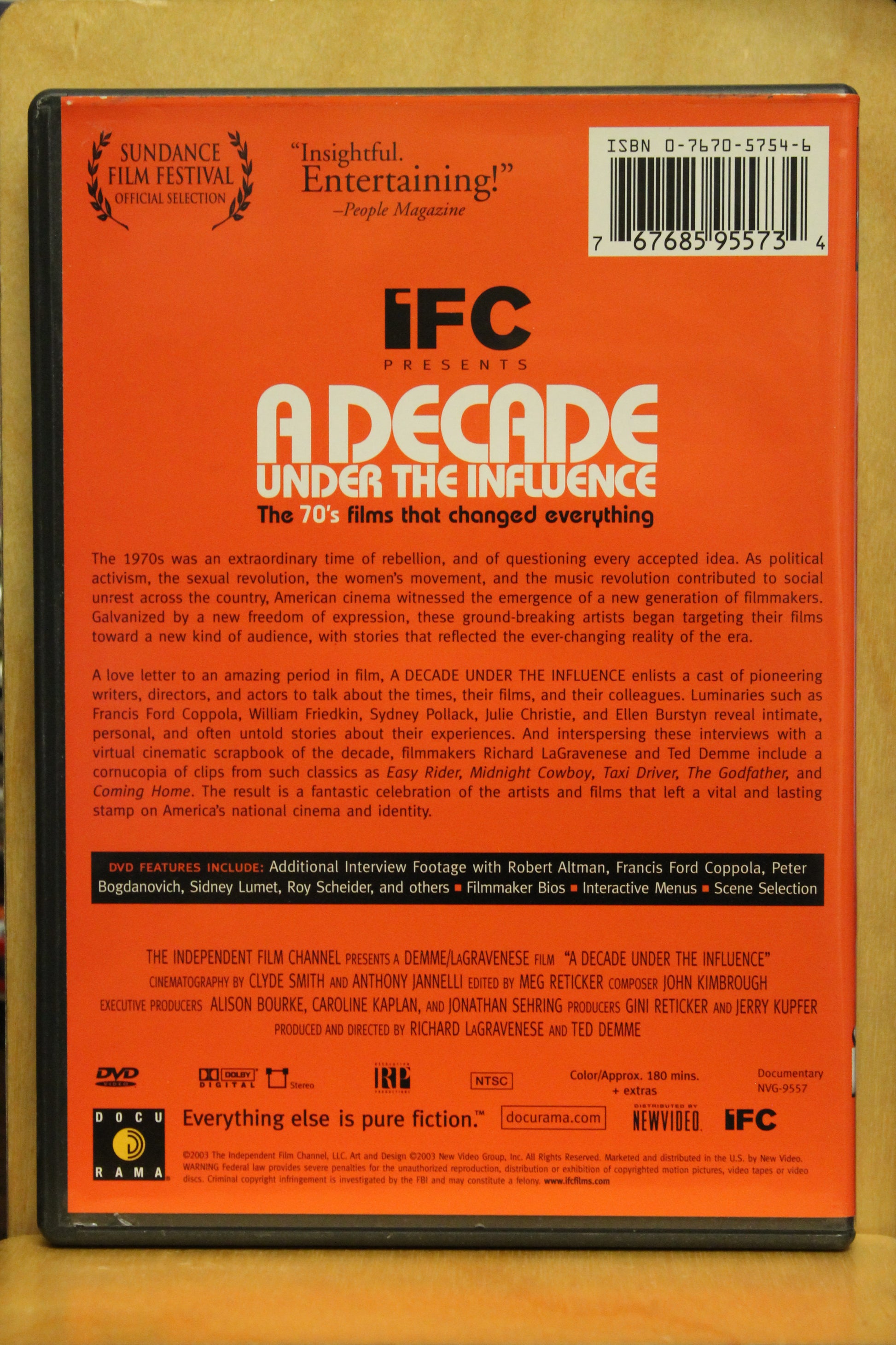 A Decade Under the Influence DVD