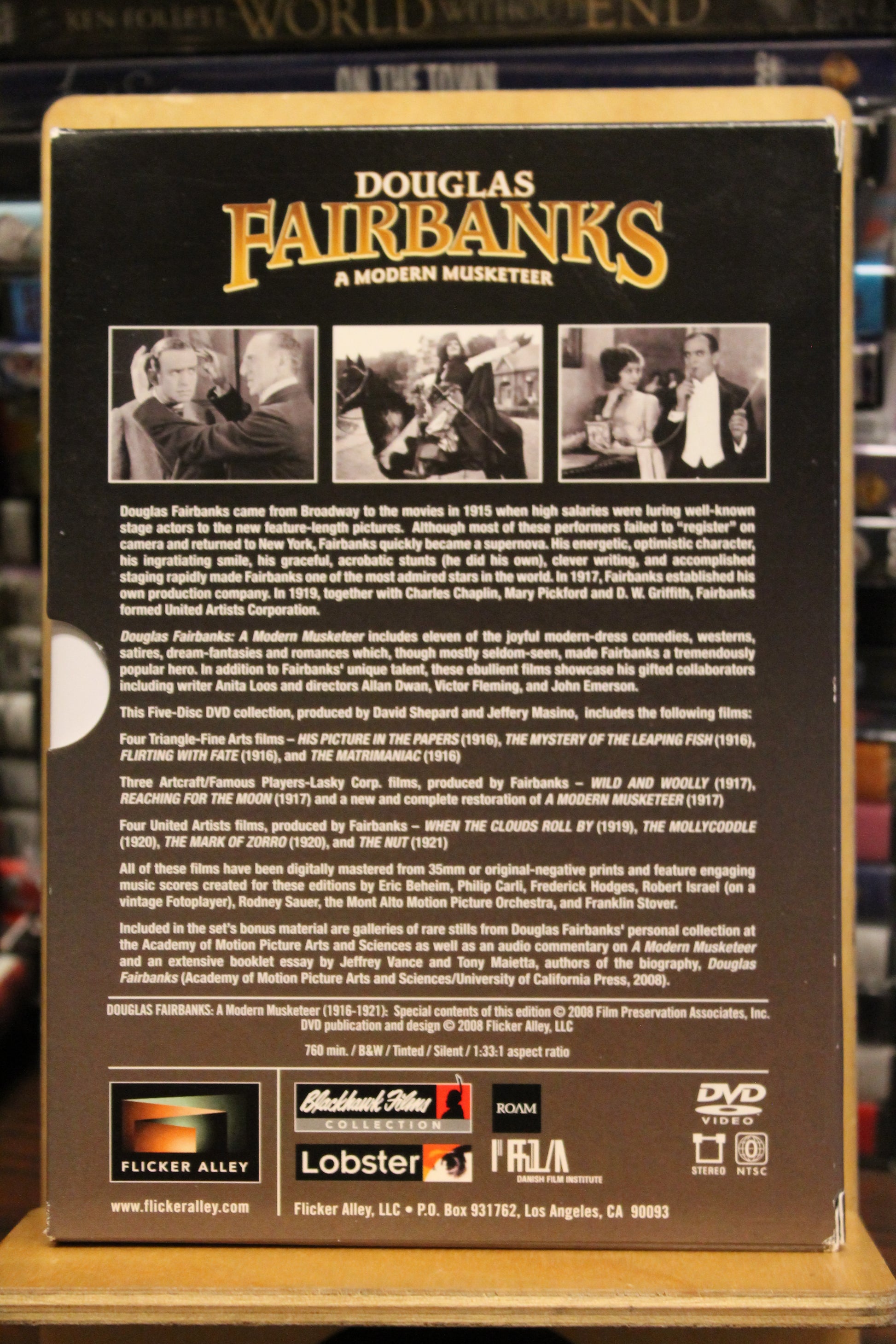 Douglas Fairbanks: A Modern Musketeer DVD