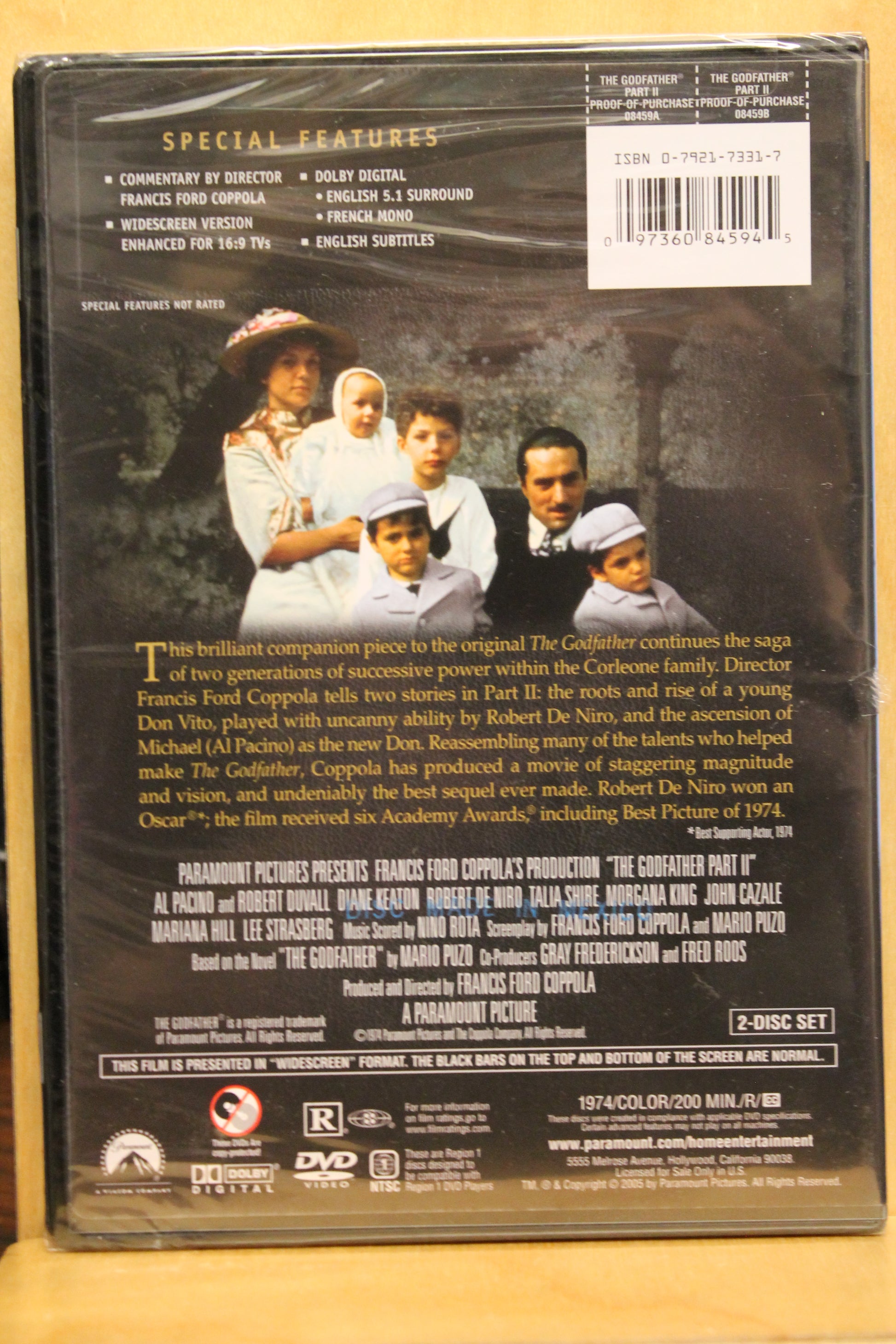 The Godfather Part II DVD