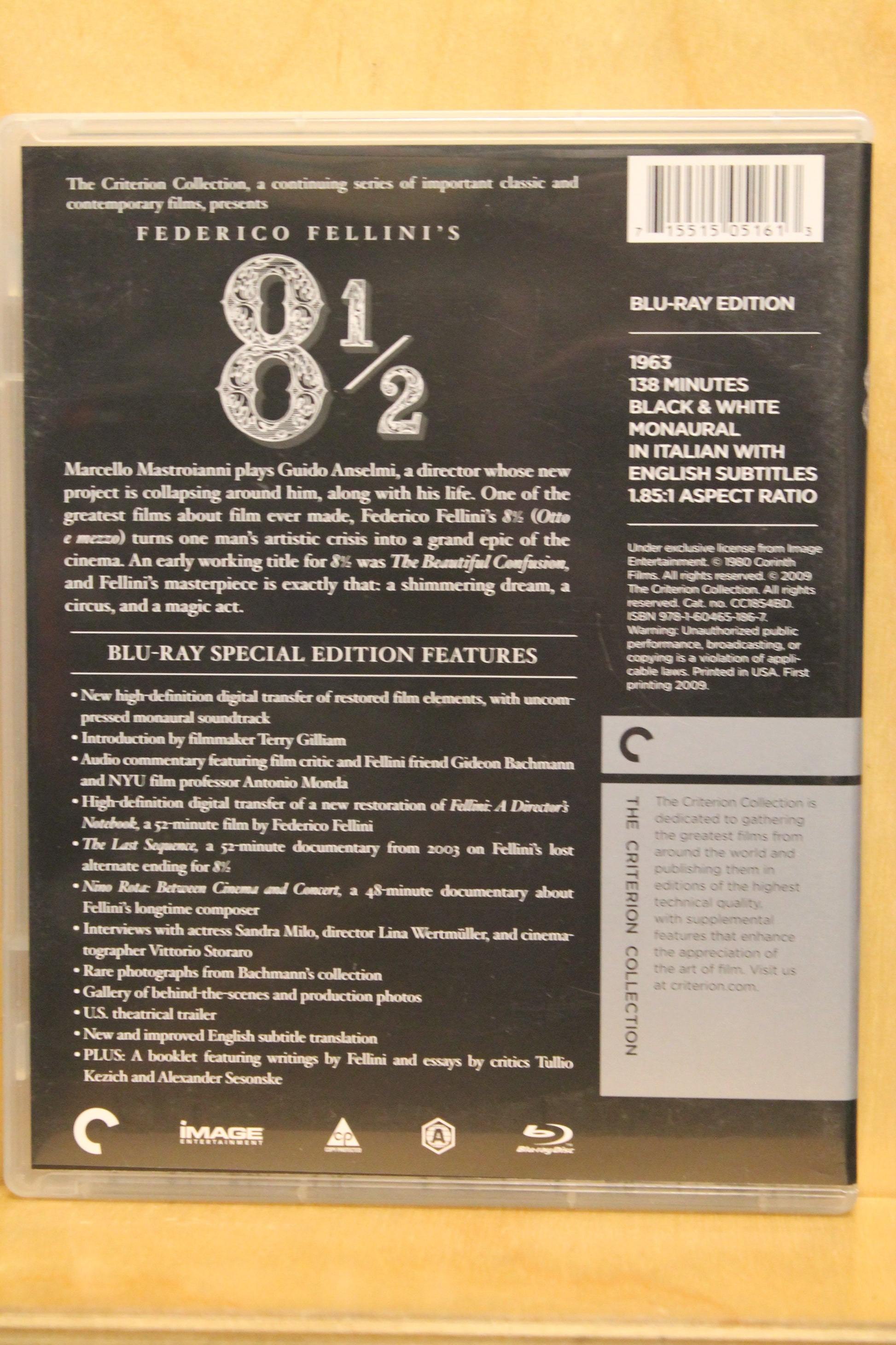 8½ Blu-ray