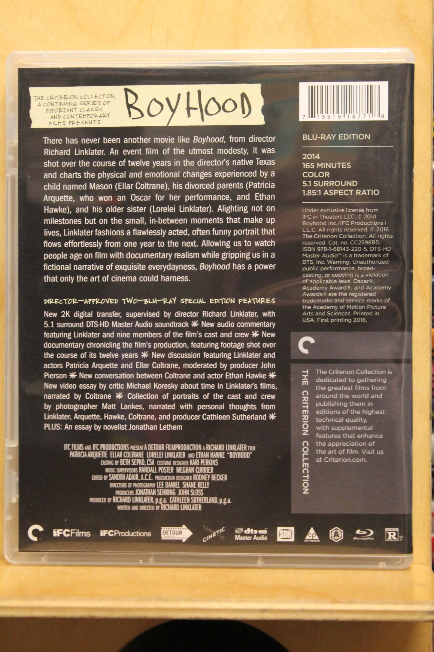 Boyhood Blu-ray
