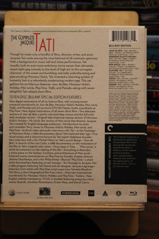 The Complete Jacques Tati Blu-ray