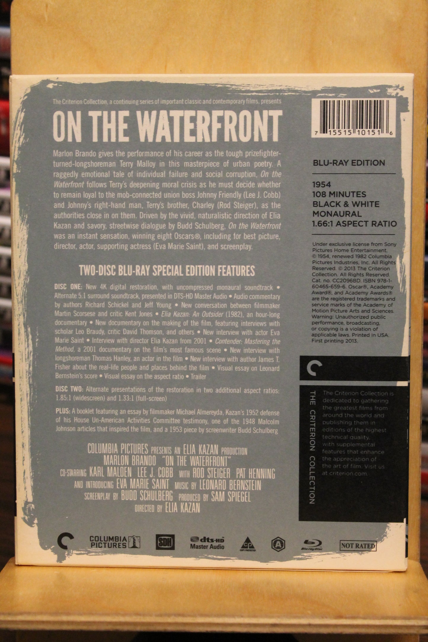 On the Waterfront Blu-ray