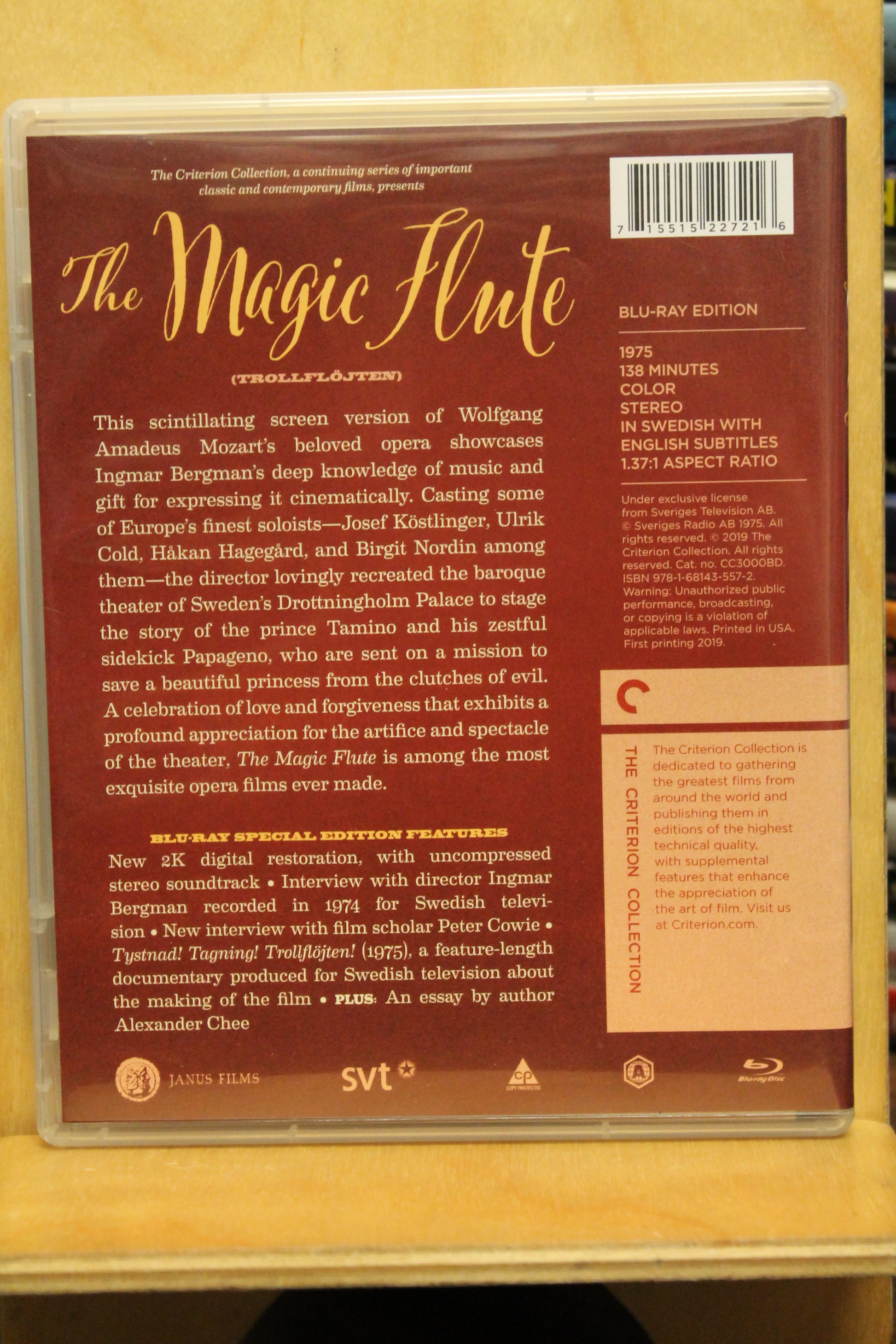 The Magic Flute Blu-ray
