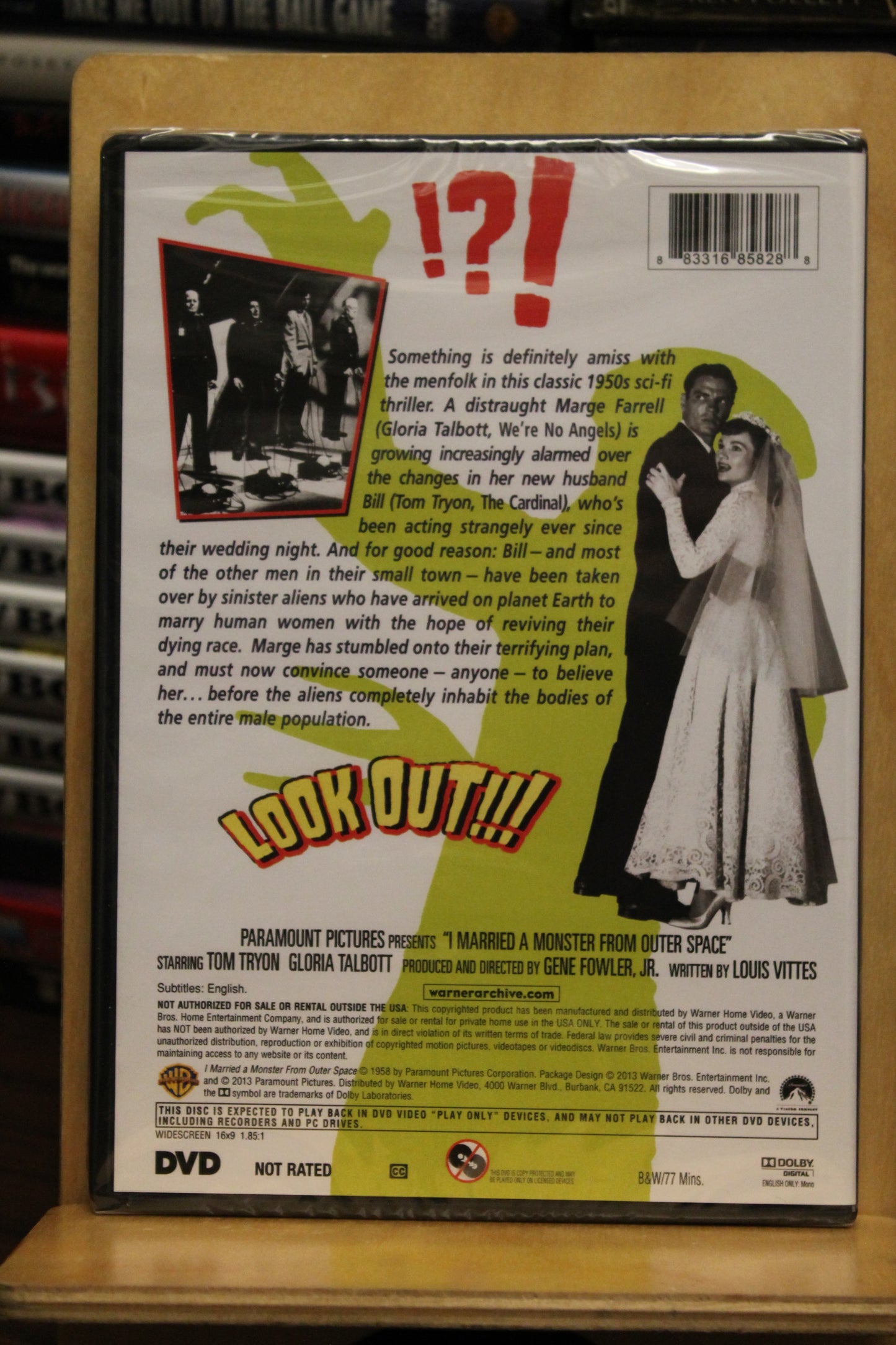 I Married a Monster from Outer Space DVD