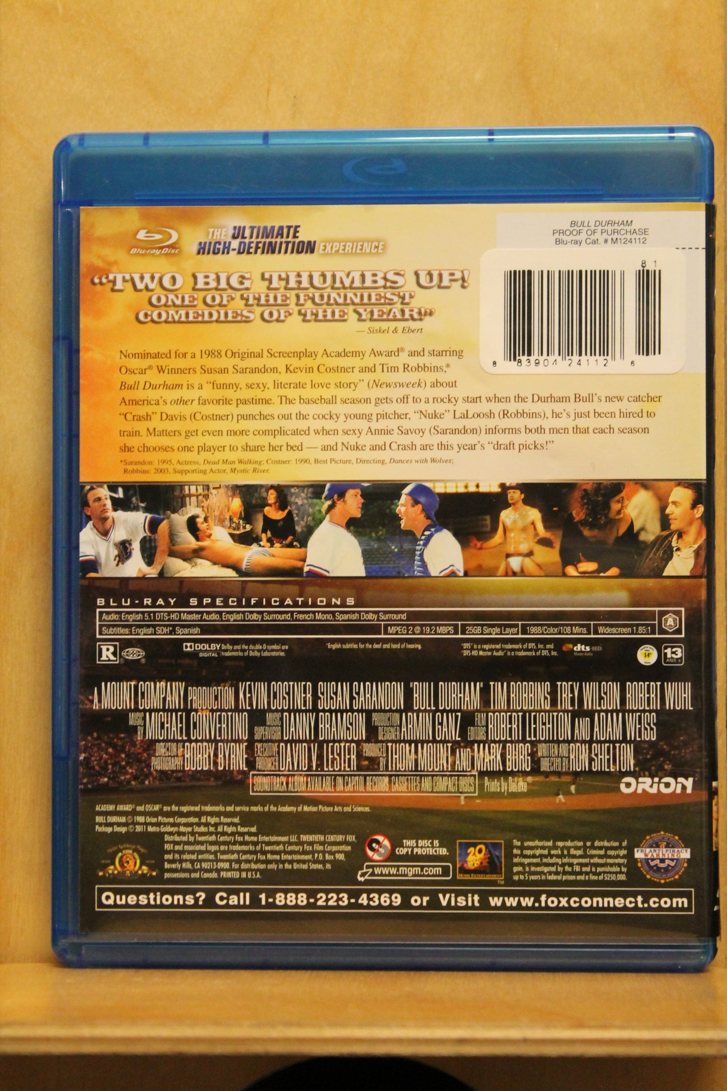 Bull Durham Blu-ray