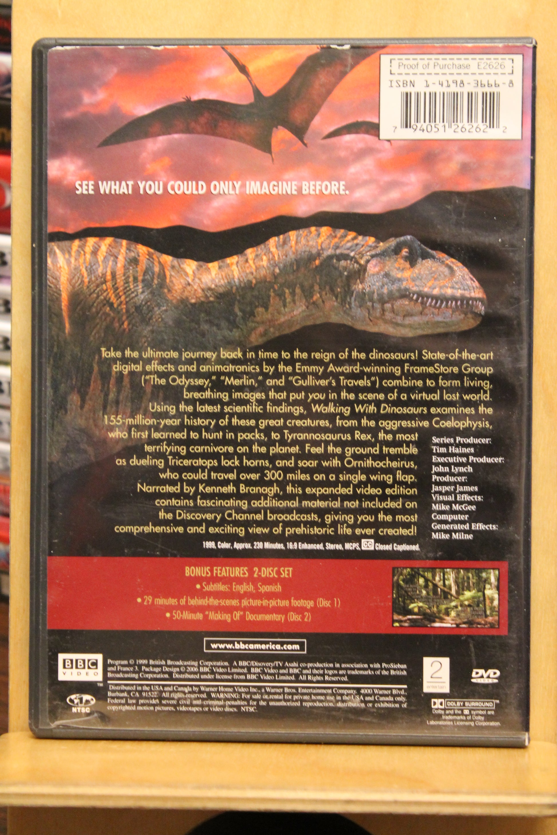 The Making of Walking with Dinosaurs DVD