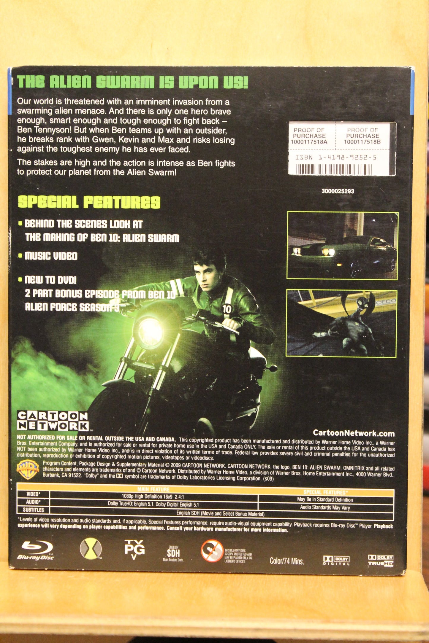 Ben 10: Alien Swarm Blu-ray