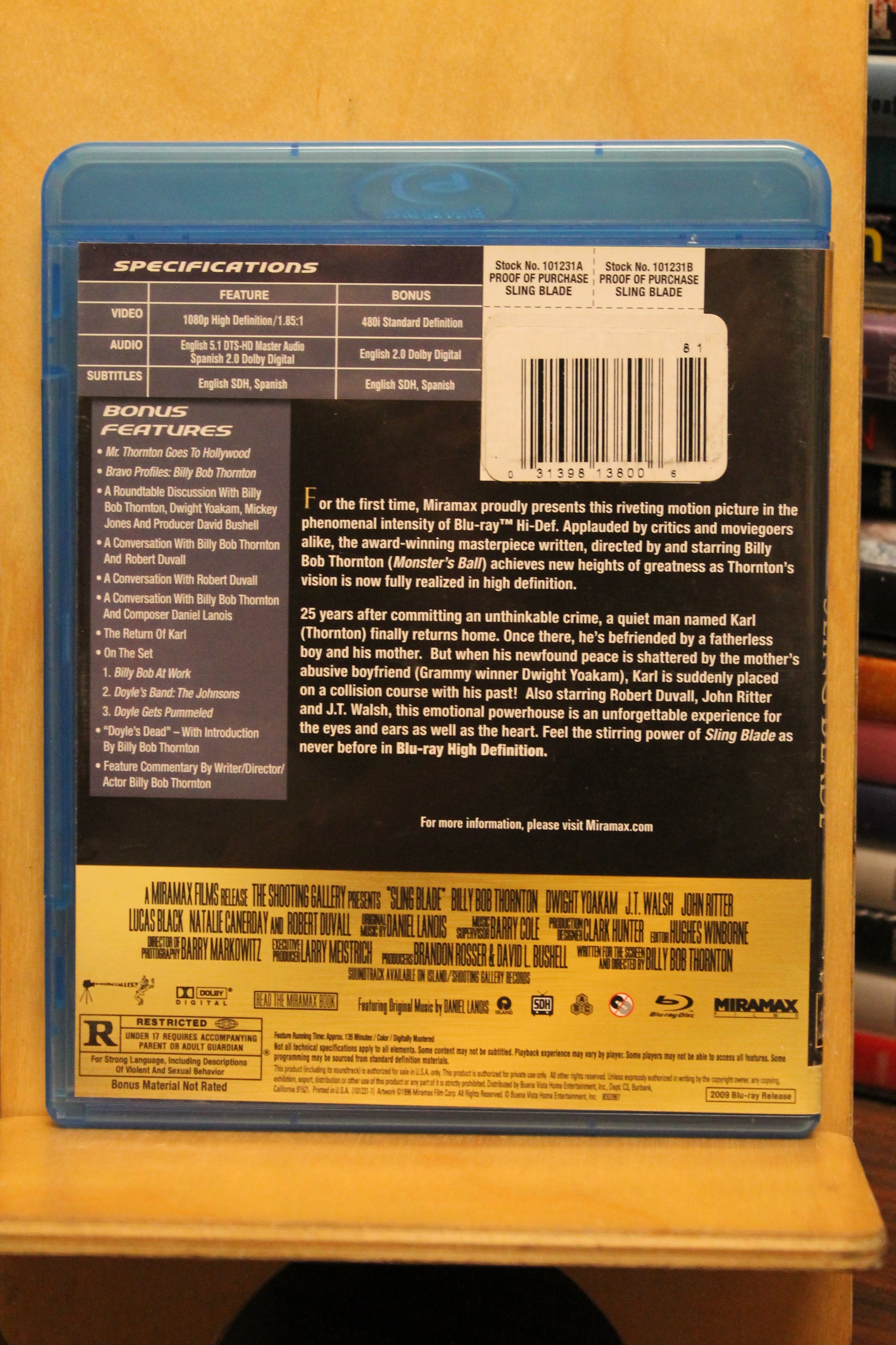 Sling Blade Blu-ray