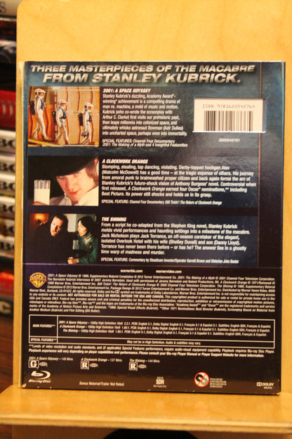 Stanley Kubrick's Triple Feature: 2001: A Space Odyssey / A Clockwork Orange / The Shining Blu-ray