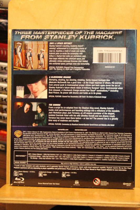 Stanley Kubrick's Triple Feature: 2001: A Space Odyssey / A Clockwork Orange / The Shining Blu-ray