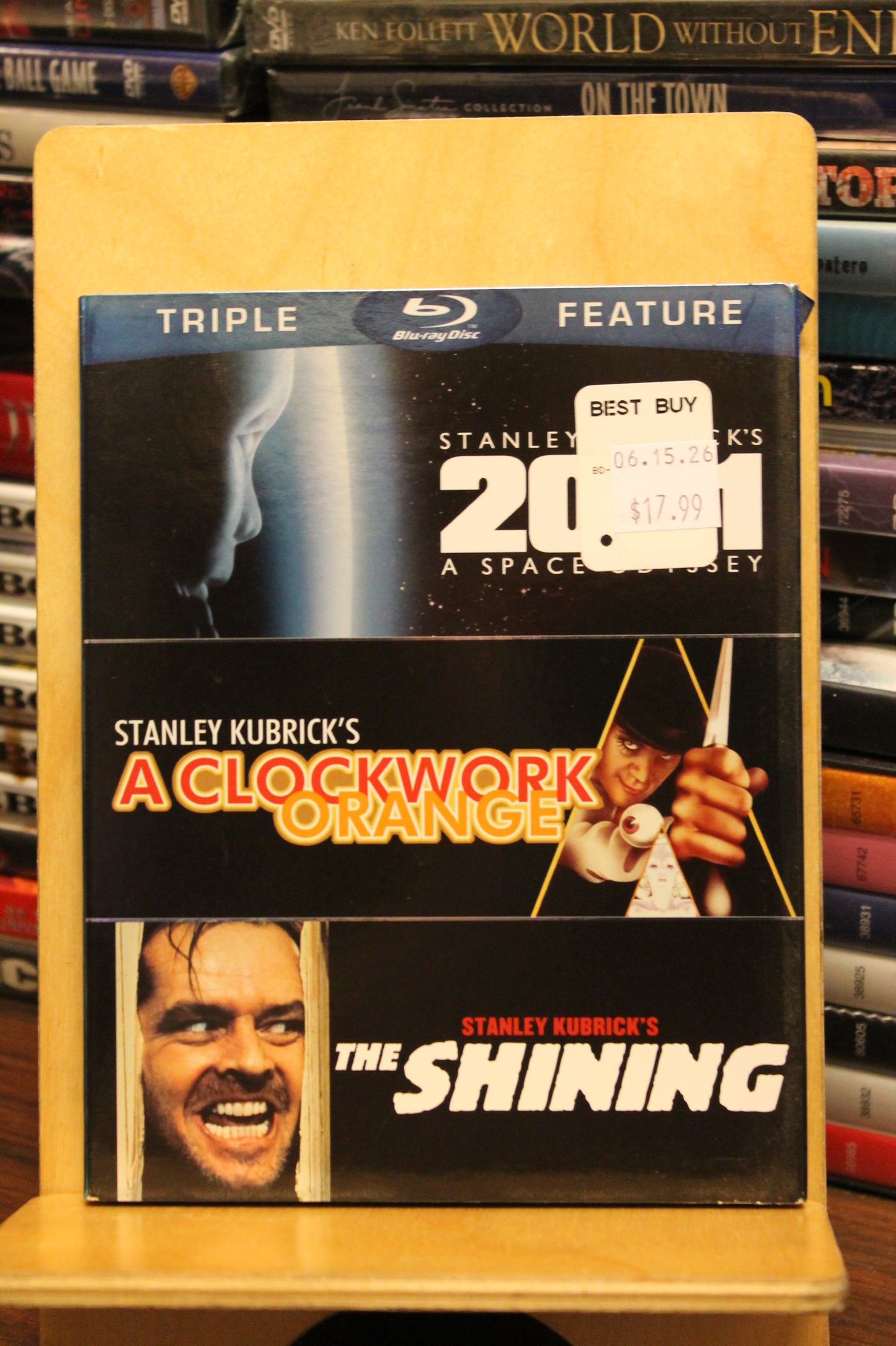 Stanley Kubrick's Triple Feature: 2001: A Space Odyssey / A Clockwork Orange / The Shining Blu-ray