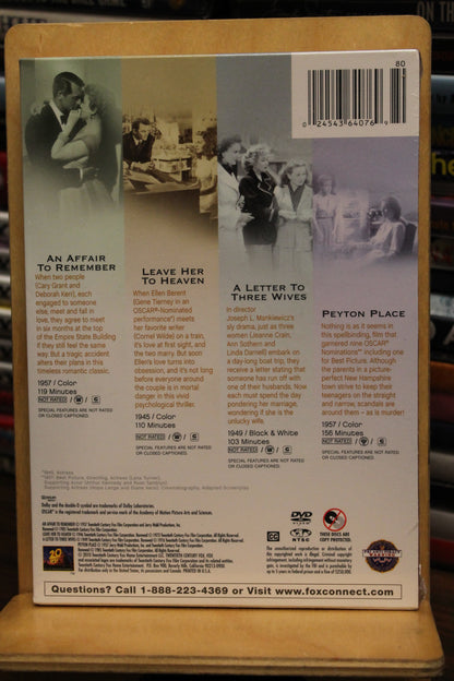 An Affair to Remember / Leave Her to Heaven / A Letter to Three Wives / Peyton Place DVD