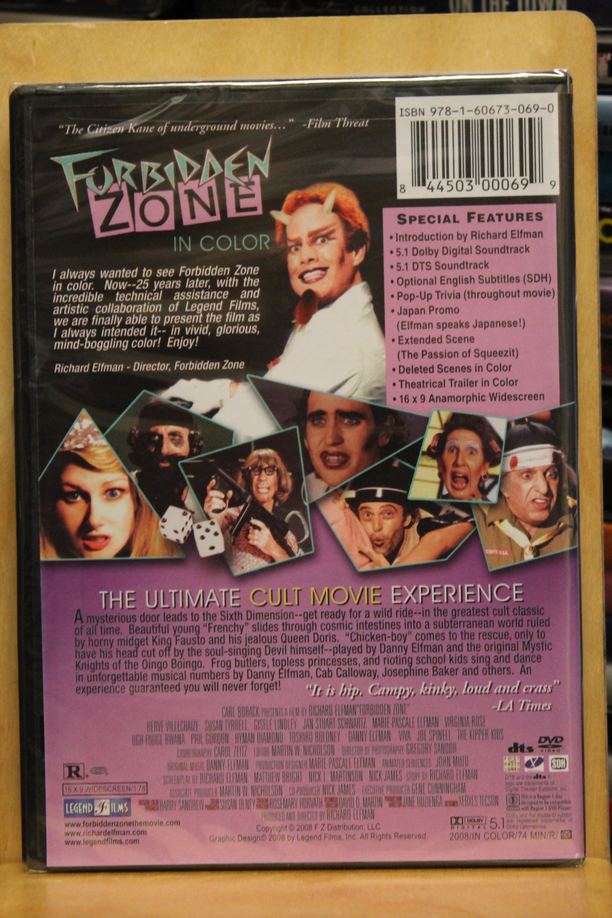Forbidden Zone DVD